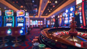 Studio produksi dealer langsung emas slot dengan kamera multipel dan setting profesional